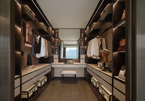 Contemporary Bedroom Suite with Smart Storage System Fabric Upholstery Wholesale for <strong>Hotel</strong> Commercial Residential Use - Product Image 6