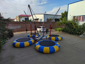 <span class=keywords><strong>Trampoline</strong></span> gonflable commercial Yibei pour quatre personnes, intérieur/extérieur, avec remorque et commande électrique - Product Image 6