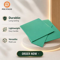 Revêtements de sol en PP Zhongcheng 5 mm, protection de sol, support en feutre, panneau en nid d'abeille