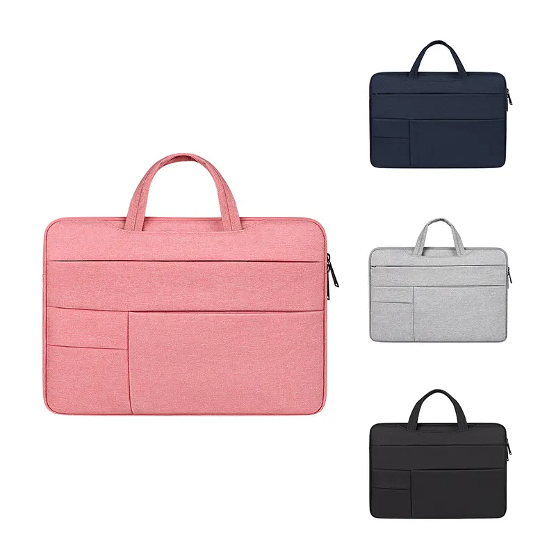 Wholesale Nylon Shoulder Strap Theft Sleeve Fashion Laptop Covers Tote Bag Computer Briefcase Satchel Briefcase For Men/Women