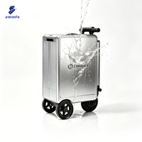 Valise Électrique Pliable Personnalisable avec Logo OEM/ODM, Trottinette Intelligente à 3 Roues de 20 Pouces, Bagage Télescopique pour Marques Japonaises et Coréennes