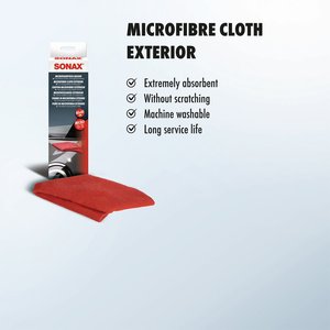 Chiffon en microfibre pour l'extérieur, 1 pièce, durable et absorbant, pour le séchage de la carrosserie et des vitres de voiture - Product Image 3