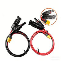Connecteur femelle XT60 pour câble XT60 - Câble de charge pour panneau solaire et stockage d'énergie, isolation PVC pour utilisation automobile et électronique