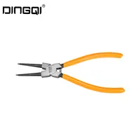 DingQi Professional Carbon Steel Stuck Spring Snap Ring Pliers Circlip Plier