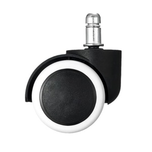 2 Inch Quiet <b>Swivel</b> Caster Wheels Durable Snap on 45mm Width Heavy Duty Office Chair Casters for Modern Office Furniture - Product Image 1