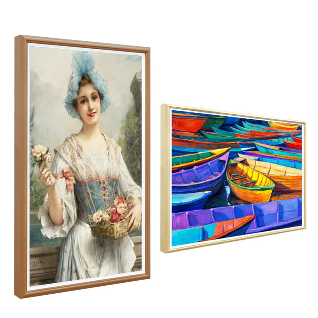 Digital Photo Frame 24 Inch Picture Frames Lcd Screen Touch Screen Digital Digital Signal and Hanging Digital Photo Frame