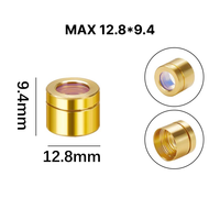 CS Tec Original MAX 12.8*9.4mm Groupe de lentilles de protection pour connecteur de sortie laser à fibre QBH, Capuchon de protection pour lentille laser