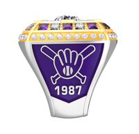 Bagues de championnat de baseball personnalisées, bagues de vainqueur de tournoi de lycée personnalisées, logo personnalisé, nom, taille