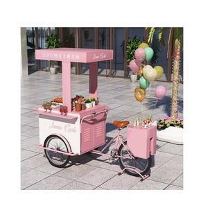Camionnette de moto, chariot à glaces, véhicule alimentaire mobile pour hot-dogs, chariot alimentaire électrique - Product Image 1