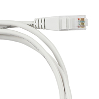 Kabel LAN RJ45 VCOM Network 10ft hingga 100ft 24AWG 0.5 CCA Tembaga Tanpa Pelindung Cat 5e Kabel Patch Langsung dari Pabrik