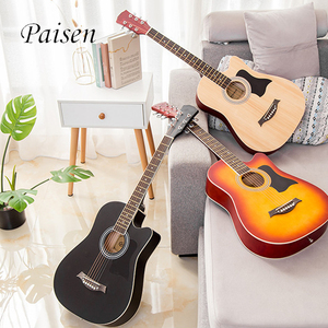 Paisen akustik gitarre akustische guitarra abeto de 38 pulgadas Folk guitarra acústica guitarra acoustique - Product Image 1