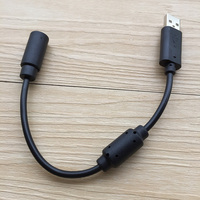 Câble adaptateur USB pour manette Xbox 360, convertisseur filaire compatible avec la manette Xbox 360, câble de conversion