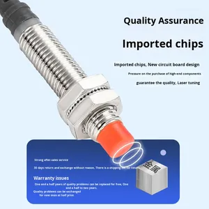 M8 Metal <strong>Sensor</strong> Switch Inductive Anti-Interference Proximity <strong>Sensor</strong> with PNP Output 24V Three-Wire NPN Replacement CE Approved - Product Image 4