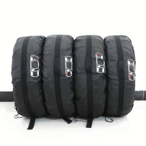 Funda Protectora para Ruedas de Vehículo Oxford 190D, Impermeable, Antipolvo, para Neumáticos de 13-23 Pulgadas - Product Image 2