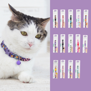도매 사용자 정의 반사 인쇄 여러 색상 고양이 칼라 벨 - Product Image 5