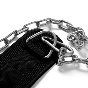 Custom Fitness Dip <b>Belt</b> with <b>Chain</b> Weight Lifting <b>Belt</b> Powerlifting Dip <b>Belt</b> for Pull Ups Strength Training OEM - Product Image 3