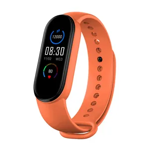 สายนาฬิกา Mi Miband 5/6ของแท้,สายรัดข้อมืออัจฉริยะสายรัดข้อมือฟิตเนสหน้าจอสัมผัส Xiaomi Mi Band 5