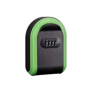 Custom Logo Key Storage Outdoor Wall Mount Full Plastic Rotary Button Door Mount 4 Digit Combination Key Security <b>Lock</b> <b>Box</b> - Product Image 4