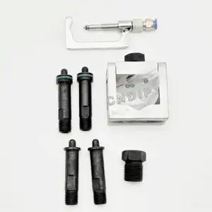 WD01 kit perbaikan injektor bahan bakar rel umum WD01 termasuk gripper serbaguna kalibrasi perlengkapan pompa minyak penjepit pipa kembali dll