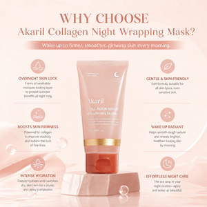 <span class=keywords><strong>Mascarilla</strong></span> Facial de Colágeno de 75 ml con Vitamina C, Gel Cristalino Nocturno, Exfoliante, Blanqueador, Antienvejecimiento e Hidratante <span class=keywords><strong>para</strong></span> Todo Tipo de <span class=keywords><strong>Piel</strong></span> - Product Image 6