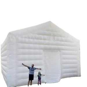 Tienda de campaña inflable para discoteca con luces, carpa para fiesta, Gazebo cuadrado blanco, sala de eventos, carpa, casa - Product Image 1