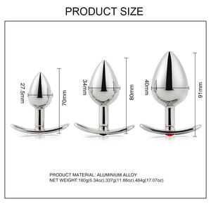 MOGlovers Anal Toys Anal-Shaped Anchor Butt Plug Jewel Adult Product For Women And Men - Product Image 2