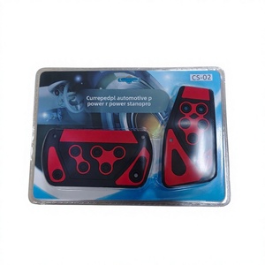 Kit Modifikasi Pedal Mobil Universal Grosir, Pedal Kopling Akselerator, Plastik ABS Permukaan Karet Anti-Selip, Pedal Rem CS-01 China - Product Image 2