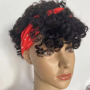 Perruques de cheveux fabriquées à la machine de qualité 10A avec headbang 100% perruque lisse de cheveux humains en gros Extensions de perruques de cheveux humains brésiliens - Product Image 1