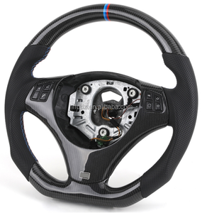 Volante Personalizado de Fibra de Carbono Real para <span class=keywords><strong>BMW</strong></span> E63 E60 M5 E61 E64 525i 530 630 <span class=keywords><strong>650</strong></span> Serie 5 Serie 6 - Product Image 1