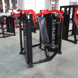 商用健身房机器双锤; 重量堆叠肩部压力机