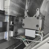 Tour CNC à banc incliné haute précision 45 degrés robuste avec système FANUC pour le traitement et l'usinage des métaux en acier