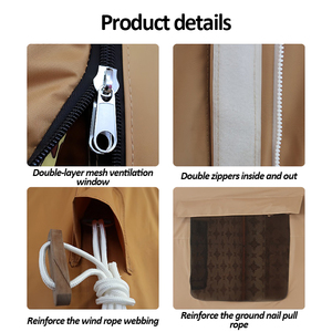 Tenda gonfiabile impermeabile di grandi dimensioni OEM per <span class=keywords><strong>campeggio</strong></span> all'aperto, per uso domestico e all'estero, tenda antipioggia gonfiabile con protezione solare per il Medio Oriente - Product Image 5