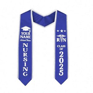 Ensemble de Stoles de Remise de Diplôme Personnalisées pour la Promotion 2025 - Écharpe et Accessoires de Robe de Cérémonie Personnalisés pour le Remise des Diplômes - Product Image 3