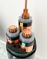 Kabel Listrik Tembaga Anti Api Isolasi XLPE Selubung PVC MV 3 Inti 120mm Guda ZR-YJV-2 8.7/15KV Bawah Tanah