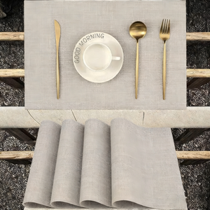 Tovagliette Classiche Europee Antiscivolo Resistenti al Calore in Vinile Intrecciato Ecologiche Lavabili in Plastica per Uso in Bar - Product Image 4