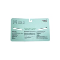 Cintres d'emballage en carton pour bavoirs bébé en silicone, avec logo personnalisé, prix usine