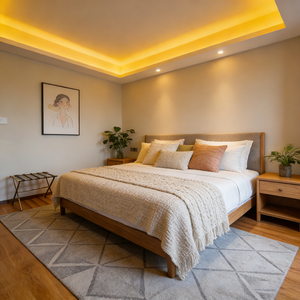Ensemble de lit <span class=keywords><strong>d</strong></span>'hôtel de luxe moderne, taille personnalisée, éco-responsable, durable, pour chambres <span class=keywords><strong>d</strong></span>'<span class=keywords><strong>hôtes</strong></span> et appartements - Product Image 6