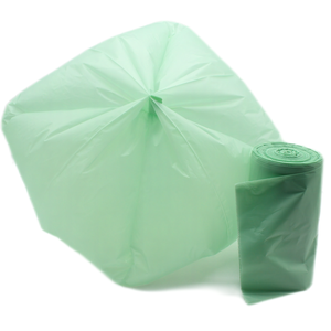Double-layer thickened trash bin liner black plastic bag biodegradable environmental protection garbage bag