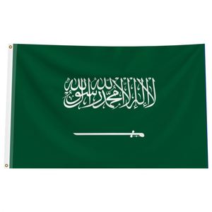 Meilleur prix pour des drapeaux internationaux 3x5, logo personnalisable, fanion en tissu, mât en aluminium, y compris l'Arabie Saoudite - Offre promotionnelle - Product Image 2