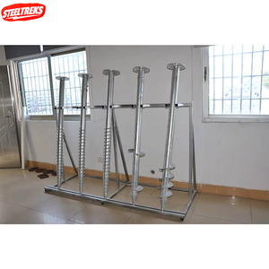 Outils <span class=keywords><strong>de</strong></span> quincaillerie Steeltreks, fixations, vis <span class=keywords><strong>de</strong></span> sol solaires réglables personnalisées, ancrage <span class=keywords><strong>de</strong></span> <span class=keywords><strong>poteau</strong></span> galvanisé pour système <span class=keywords><strong>de</strong></span> montage, ancrages <span class=keywords><strong>de</strong></span> terre - Product Image 2