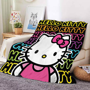 Nouvelle couverture polaire personnalisée avec logo Kawaii Cartoon canapé-lit en peluche jeter couverture de voyage couvertures graphiques personnalisées 50x60 60x80 - Product Image 3