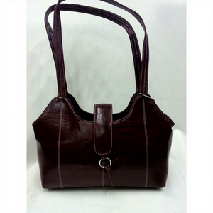 Bolso de Mano Personalizado para Mujer, 100% Cuero Genuino, Impermeable, Plegable, Duradero, Portátil, con Correa Cruzada, Cierre de Cremallera, Capacidad 3L+ - Product Image 3