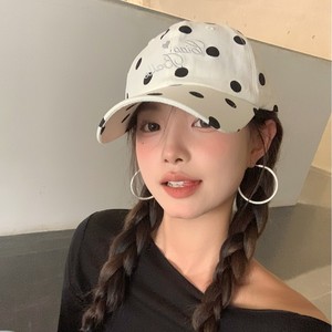 หมวกเบสบอลลายเสือดาวลายจุดผ้าฝ้ายผู้หญิงฤดูร้อนกันแดดสวมใส่กลางแจ้ง - Product Image 3