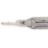 Expédition rapide LW5 Lishi 2 en 1 : Kit de crochetage de serrures, décodeur et outils de serrurier Lishi pour serrures de portières de véhicules