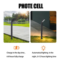 Lampes solaires pour allées extérieures, lumière solaire brillante, IP65, étanche, lampe de jardin alimentée par l'énergie solaire pour allée extérieure, patio, chemin, entrée de voiture