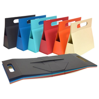 Caja de Almacenamiento Plegable Triangular con Cierre Magnético Moderna, Caja Organizadora de Papel Resistente, Caja de Regalo Portátil para Empaque y Almacenamiento Minorista