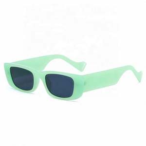 Gafas de Sol Rectangulares de Moda 2021 con Logotipo Personalizado, Gafas de Sol Cuadradas Pequeñas con Protección UV400 para Mujer - Product Image 5