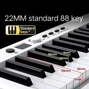 <span class=keywords><strong>Piano</strong></span> Électronique Portable et Pliable 88 Touches Lestées Vente en Gros, <span class=keywords><strong>Piano</strong></span> Électrique Semi-Lesté - Product Image 4