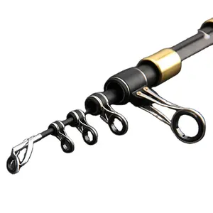 <span class=keywords><strong>Canne</strong></span> à pêche télescopique en carbone de 4.2m - Product Image 1