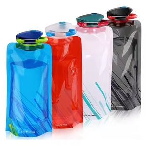 TPU pieghevole e filtro per bottiglie d'acqua in plastica per campeggio all'aperto per escursioni e arrampicata per bevande dritte - Product Image 1